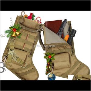 Decoraties opknoping tactisch Molle Vader Kerstmis Kous Dump Drop Utility Opbergtas Militaire Combat Hunting Magazine Pouch PPDV FRTHB
