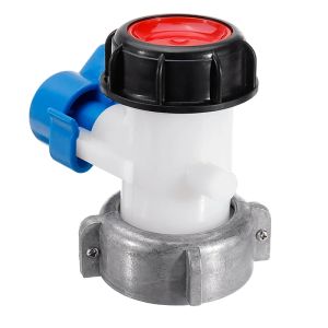 Décorations Contauteur de réservoir IBC 1000L DN50 75 mm litres 62 mm pour exporter mâle 2 pouces Home Garden Butterfly Valve Interrupteur ACCESSOIRES