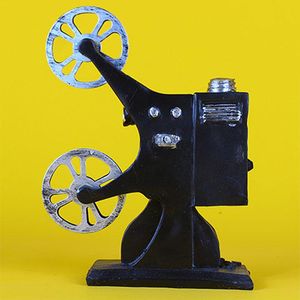 Decoraties ouderwetse home decor hars vitascope videorecorder model klein vintage standbeeld ornament voor plankbar xkw