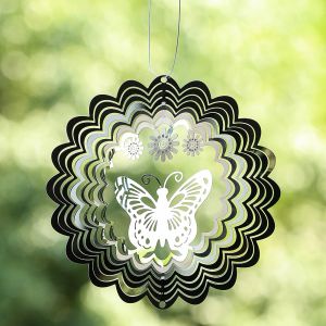 Décorations Rotating Butterfly Wind Spinner Catcher