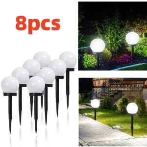 Décorations jardin solaire rond baule légère LED extérieur imperméable paysage villa pelouse légère bouchon broyeur léger jardin décoratif