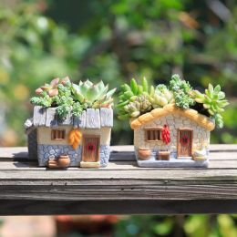 Decoraties vintage boerderij planter voor vetplanten luchtplanten creatieve bloemenpot grappig cottage grange sprookje