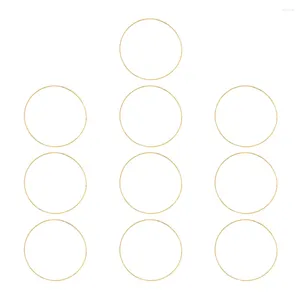 Decoratieve beeldjes 10/15/20/30 cm Metalen ring Macrame voor ambachtelijke hoepel maken doe -het -zelfcirkels rond houten windtiond buiten