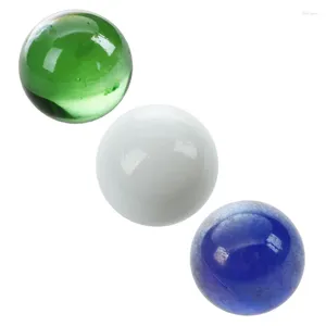 Decoratieve beeldjes 10 pc's knikkers 16 mm glazen knick balls decoratie kleur nuggets speelgoed groen wit donkerblauw (3set)