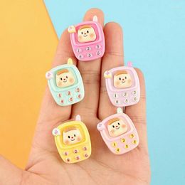 Decoratieve beeldjes 10 stcs Cartoon Kawaii Resin Mini Planar mobiele telefoon Flatback Cabochon Scrapbooking Materiaal Figuren Crafts DIY sieraden