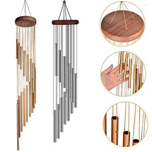 Decoratieve beeldjes 12 buizen windgong afgestemd kolibrie Soothing Melodic Deep Tines Music Garden Decoratie Outdoor Chime