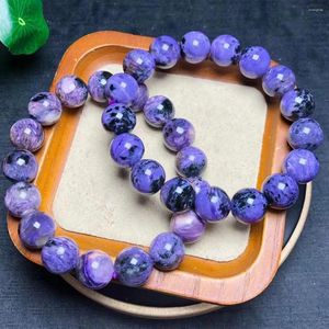 Figurines décoratives 13 mm rentable Natural charoite Crystal Healing Bead Bracelet Fashion Jewelry Gift for Women Man
