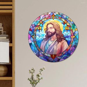 Decoratieve beeldjes 15 cm/20 cm/30 cm Jezus Christus Beauty Printing Ink Acryl Lijst Wall Art Living Room Decor