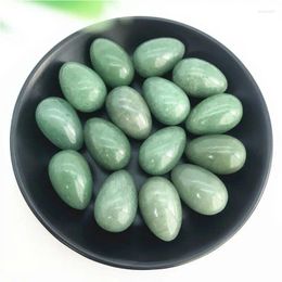 Figurines décoratives 1pc 30 mm vert naturel vert aventurine en forme de cristal cicatrisant des pierres de pierre de pierre de pierre pierre et minéraux
