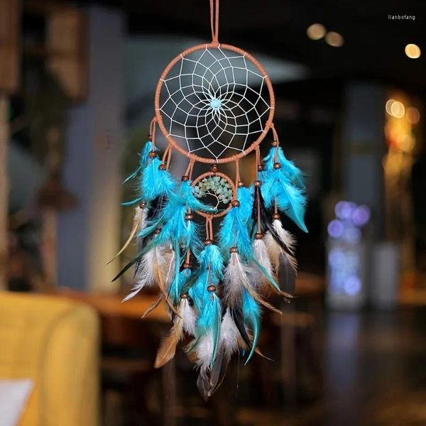 Figurines décoratives 1pc Blue Dream Catcher