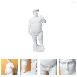 Decoratieve beeldjes 1pc David Sculptuur Hars Standbeeld Thuis Desktop Ornament Voor Decor