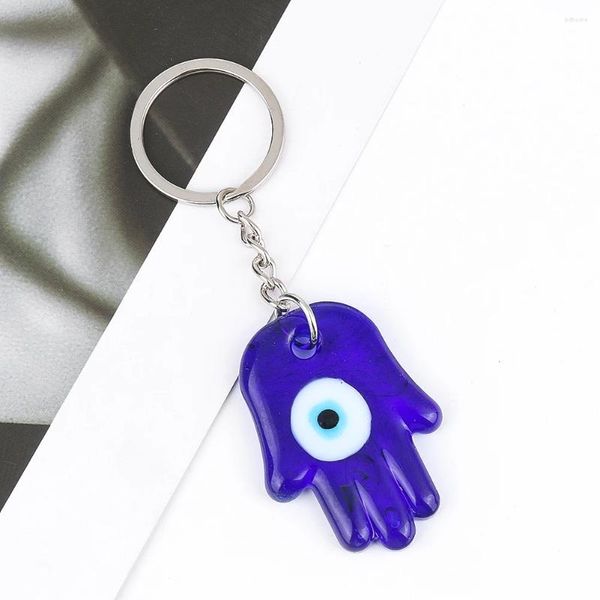 Figurines décoratives 1pc Verre Blue Eyes Pendentif Evil Ornement glacé Ornement DIY DÉCOR HOME PROSTE PROSID