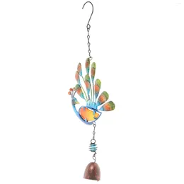 Figurines décoratives 1pc Pafowl Wind Chime Garden Decor Decor Window Backyard Hanging Decoration