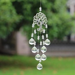 Figurines décoratives 1pcs cristaux Suncatcher Ball Prisms Pendante Rainbow Maker Garden Hanging Crystals Decoration