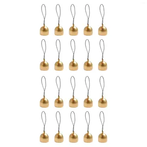 Figurines décoratives 20pcs Brass Bells Small Christmas Tree Decor Copper Bell Mini Craft for Wedding Party Festival Ornement DIY
