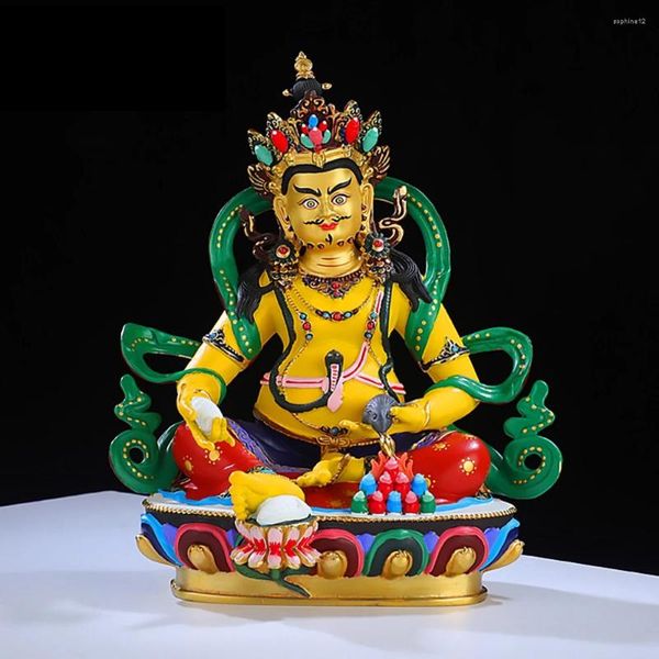 Figuras decorativas 21 cm Estatua de Buda Sakyamuni Vairocana Tíbet Jambhala Tara Verde Blanca Padmasambhava Guanyin Vajrasattva de Cuatro Brazos