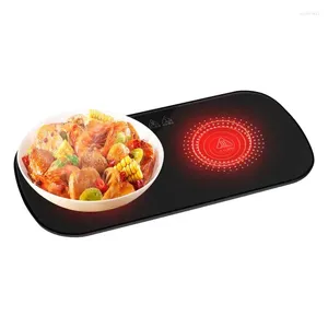 Figuras decorativas de 220 V bandeja de calentamiento de alimentos eléctricos Placas duraderas de calentamiento rápido Placa inteligente