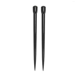 Figurines décoratives 2pcs outil entrelacier dreadlock DIY Handle ergonomique bâtons de cheveux légers outils de tressage pour les bracelets de coiffures