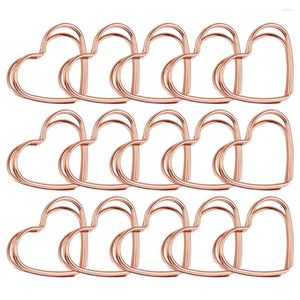 Decoratieve beeldjes 32 PCS PAPIER CLIPS TABEL Teken Holder Nummer houders