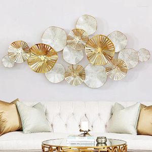 Decoratieve Beeldjes 3D Nordic Decoratie Thuis Creatieve El Wall Decor Metaal Ijzer Europa Hangende Decoraties Voor Woonkamer Drop