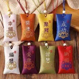 Figurines décoratives 3pcs Salt Salt Salt Collier Pendante Sacs avec un sac chanceux