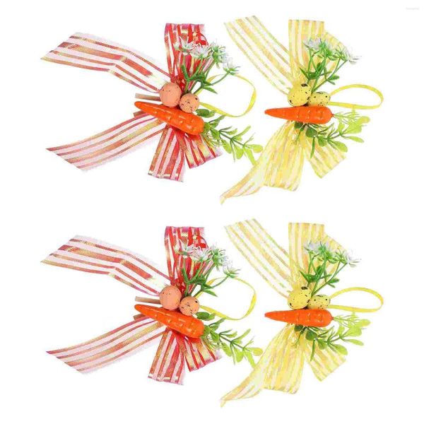 Figuras decorativas 4 PCS NAVIDAD PASTOR BODA PASLA DE GARLANA Decoraciones de puertas de primavera Escena de fiesta de espuma colgante