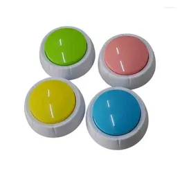 Decoratieve beeldjes 4 pc's Squeeze Sound Box Regelbare spraakknop feestbenodigdheden Communicatieknoppen Buzzer klinken