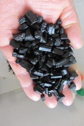 Decoratieve beeldjes 450g natuurlijk zwart toermalijn kristal ruwe steen rots mineraal exemplaar