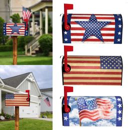 Decoratieve beeldjes 4 juli Amerika Patriotische mailbox omvat standaard maat 18 "x 21" Amerikaanse strepen wraps post paaseieren
