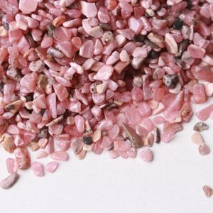 Decoratieve beeldjes 500 g roze rhodochrosiet kristal grind Gepolijste genezende steen