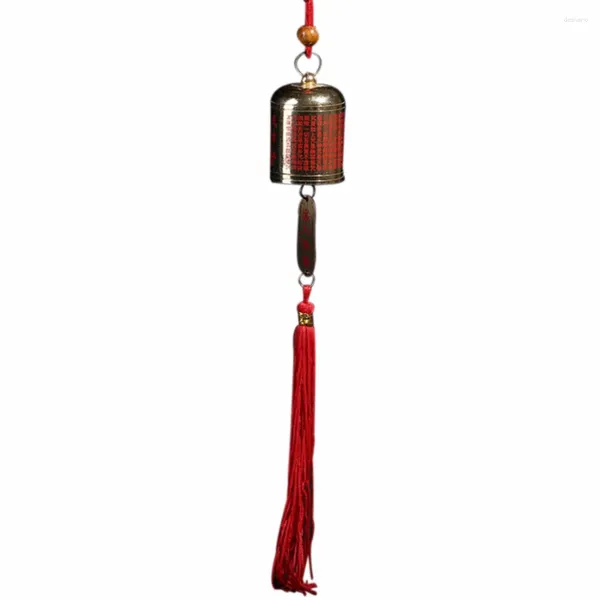 Figurines décoratives 5pcs Tone en laiton Feng Shui oriental chinois chanceux Bell Windchime guanyin Hang au charme