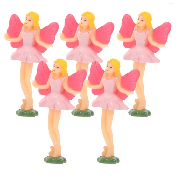 Figurines décoratives 5pcs Boîte de musique Dancing Ballet Adorable dessin animé Dancer Polls Ornements