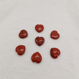 Decoratieve beeldjes 5 stks rode jasper genezing hart natuursteen chakra kristallen ambachten edelsteen reiki energie vrouwen kracht