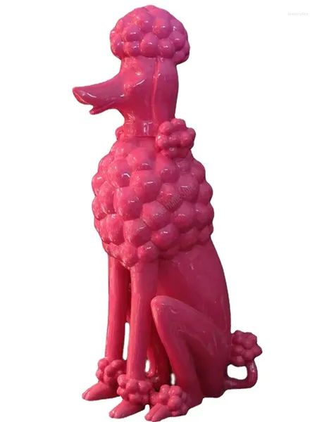 Figurines décoratives 62cm, Sculpture de chien créative nordique, décoration de la maison, cadeau, artisanat d'intérieur, grand salon