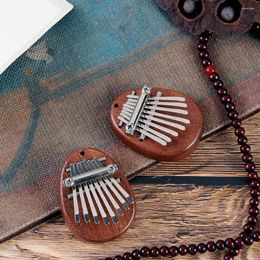 Figurines décoratives 8 touches Mini Kalimba Portable en bois doigt harpe pouce Piano Instrument de musique pour débutant jouant