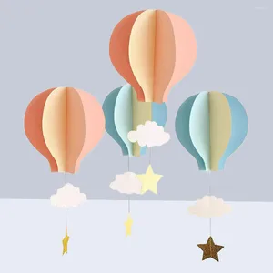 Dekorative Figuren Luftballon Papier Hängende Dekoration Dekorationen Wolkenparty Ornamente Wolken Luftballons Girlande Dekor