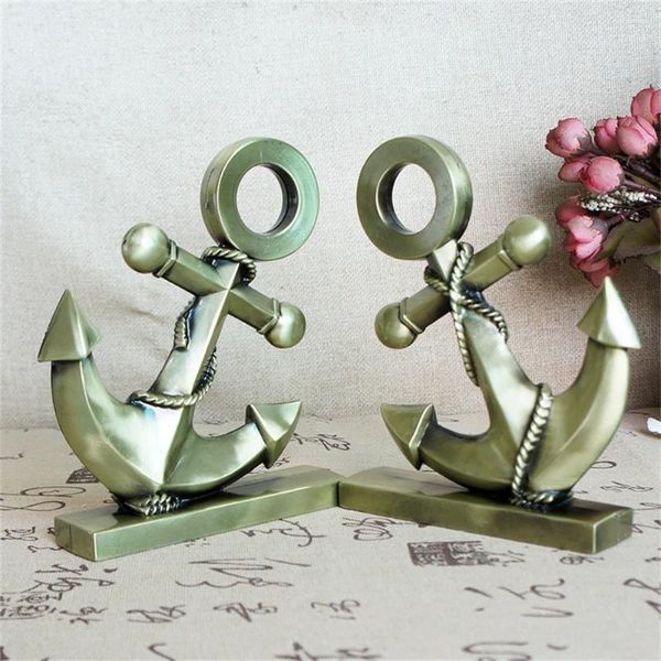 Figurines décoratines alliage ancre modèle ornements européen navire rétro navire figurine métal artisanat cadeau kid