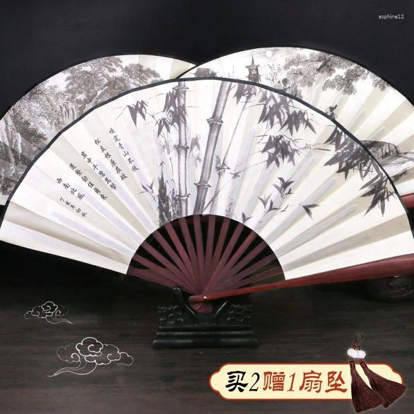 Figuras decorativas Ventilador de estilo antiguo Domineering Domineering Disco Jumping Summer Custom Complex Classical