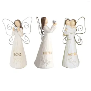 Figurines décoratives Angel of Love Figurine Guardian Figure Priant des cadeaux spirituels pour les femmes Amis Love / Sœur / Mère