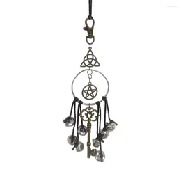Figurines décoratives Hangle de porte de cloche de sorcière antique faite à la main