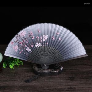 Decoratieve beeldjes kunst vouwen fan bruiloft feest vlinder bloemenprint ambachten hand Chinese stijl huisdecoratie accessoires