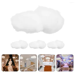 Figurines décoratives Cloud artificiel Ornement suspendu bricolage 3D Coton accessoires pour la scène de mariage Art Stage fournit des cadeaux