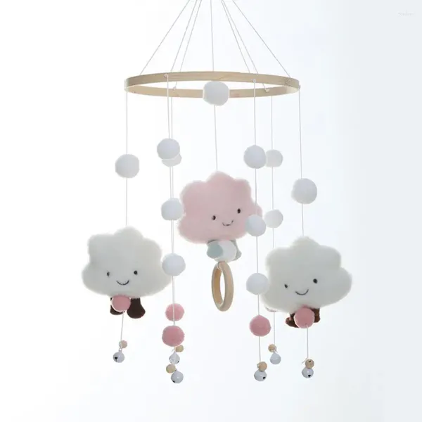 Figurines décoratives Beld Bed Bell mignon dessin animé en peluche de nuages