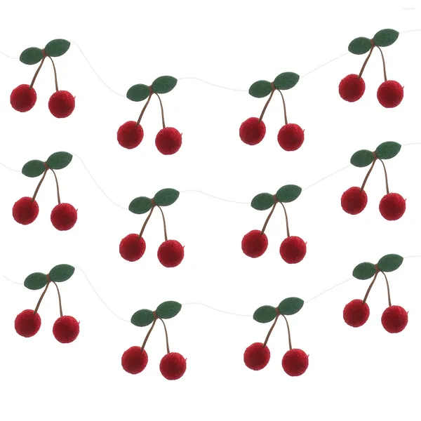 Figuras decorativas Bayberry Ball String Adorno Frutas Juguetes Realistas Waxberry Pography Props Artificial Home Wool Party Simulación Decoración