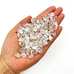 Decoratieve beeldjes Mooie 50g Natuurlijke Bulk Kristallen Stenen Galvaniseren Helder Kwarts Reiki Healing Gepolijst Chakra Grind Specimen