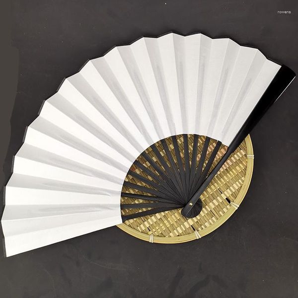 Figuras decorativas Fanning Fanning Graffiti Diy Fans plegable Estilo chino Classic Hand Hand Fan Dance Show Props