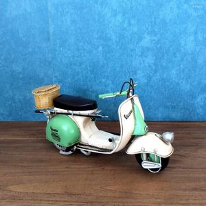 Figurines décoratives Car-Toys Cadeaux Vintage Ornements Motorcycle de fer Crafts Véhicule Bar Fermé