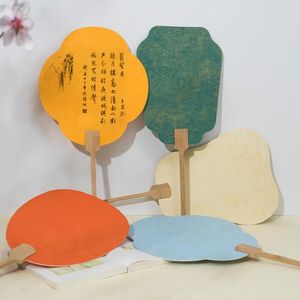 Decoratieve beeldjes Chinese klassieke kunstenaar DIY Hand Fan kalligrafie schilderen Schilderijen Creatie Xuan Paper fans blanco kunstvoorraad