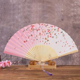Decoratieve beeldjes Chinese opvouwbare ventilator 30/20 stuks Vintage stijl Japans patroon Kunst ambacht cadeau huisdecoratie ornamenten feest dans hand