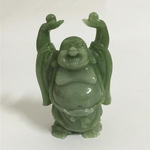 Decoratieve beeldjes Chinese gelukkige Maitreya Boeddha Statue Sculpturen Handgemaakte ambachten Home Decoratie Geluk geschenken Lachen beelden Figurine